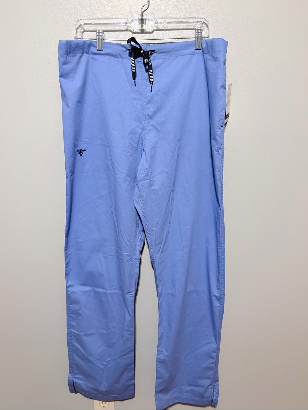 NWT Med Couture Signature Tall Scrub Pants 8705T Ceil Blue L